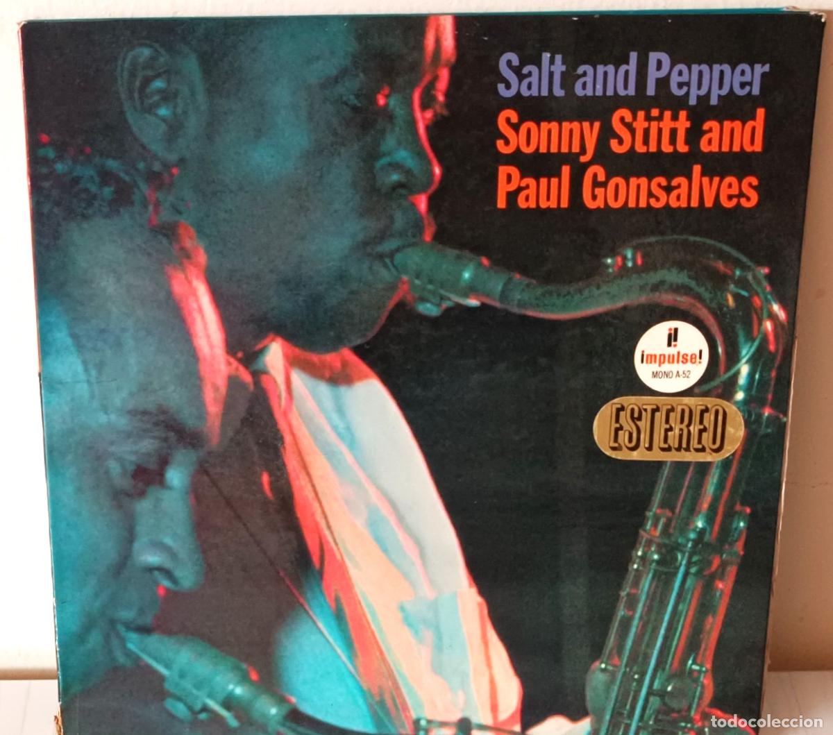 Discos de vinilo: SONNY STITT AND PAUL GONSALVES - SALT AND PEPPER IMPULSE - 1966 GAT