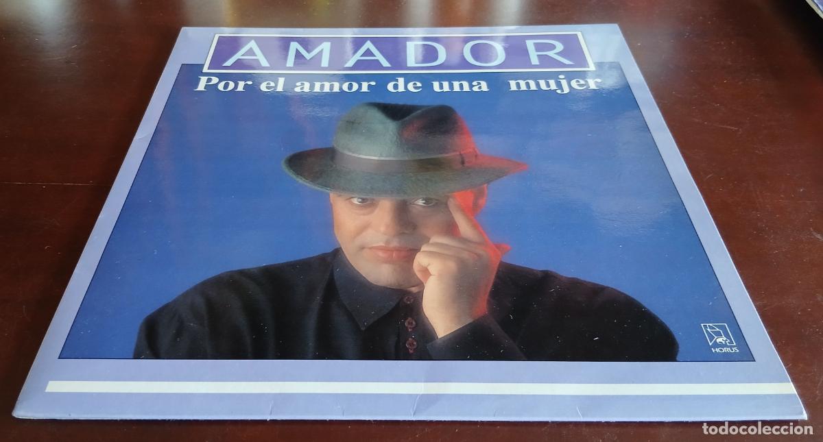 Discos de vinilo: AMADOR - POR EL AMOR DE UNA MUJER - LP - 1991