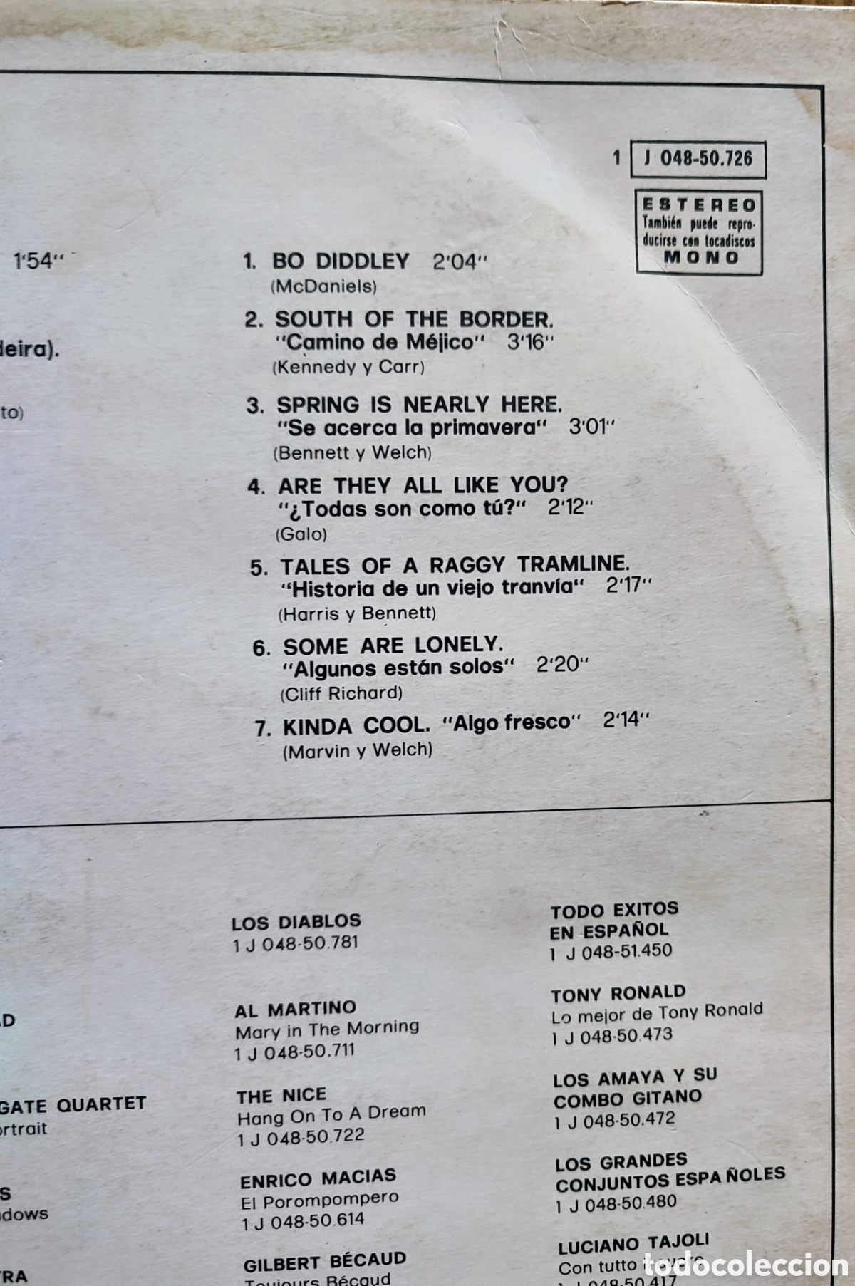 Discos de vinilo: LP THE SHADOWS POP ROCK - Foto 2