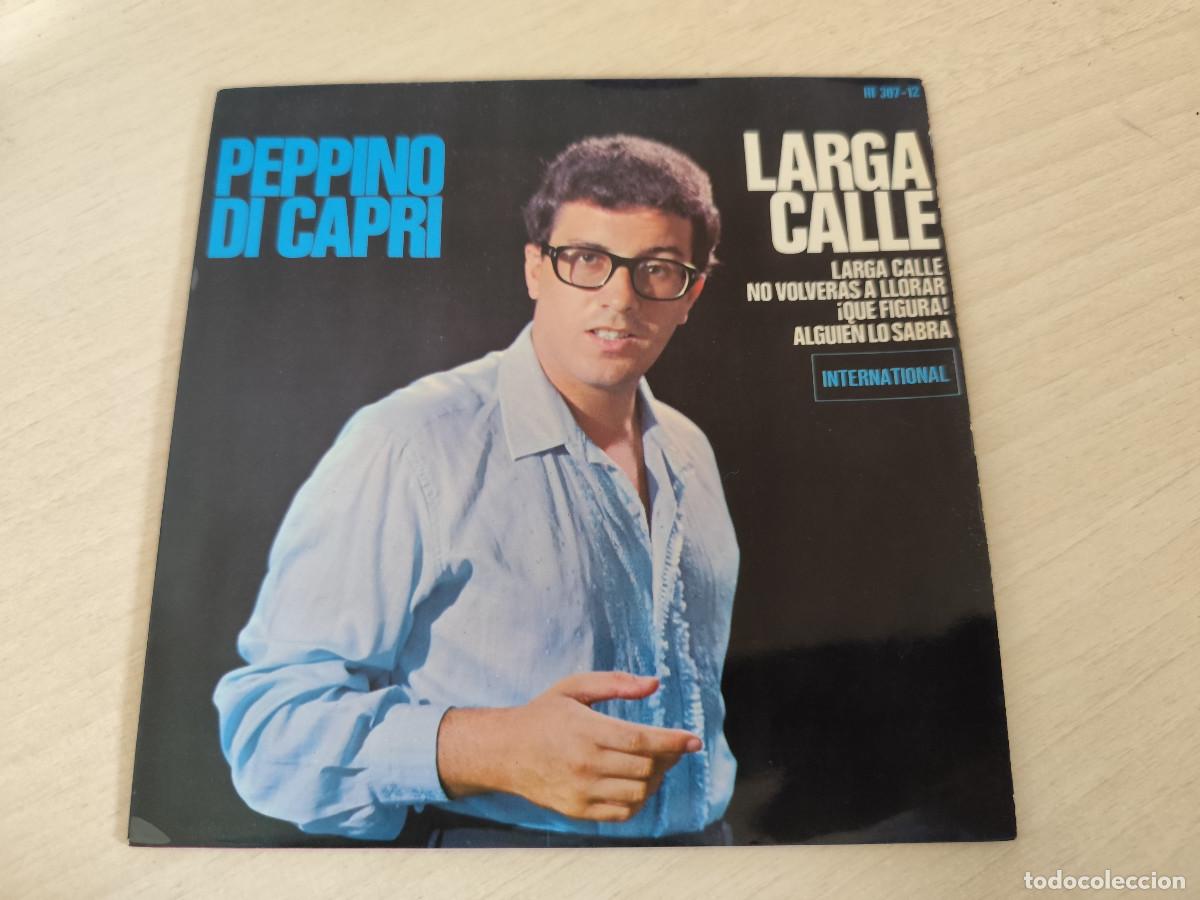 Discos de vinilo: PEPPINO DI CAPRI - LARGA CALLE +3 EP SPAIN DEL A&Ntilde;O 1965 EXCELENTE ESTADO