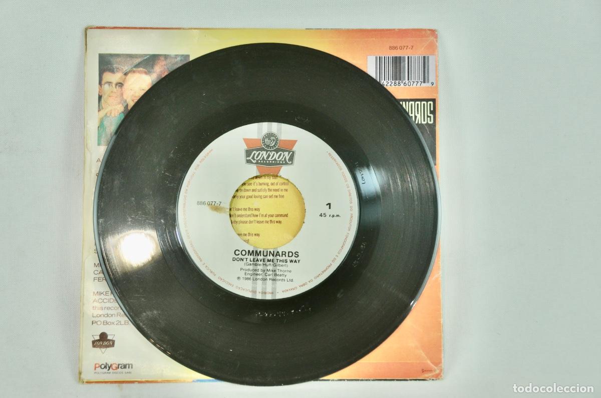 Discos de vinilo: Communards - dont leave me this way - Foto 3