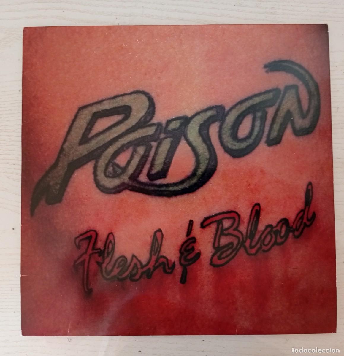 Discos de vinilo: POISON : Flesh & Blood. (LP. Capitol Rds., 1990)