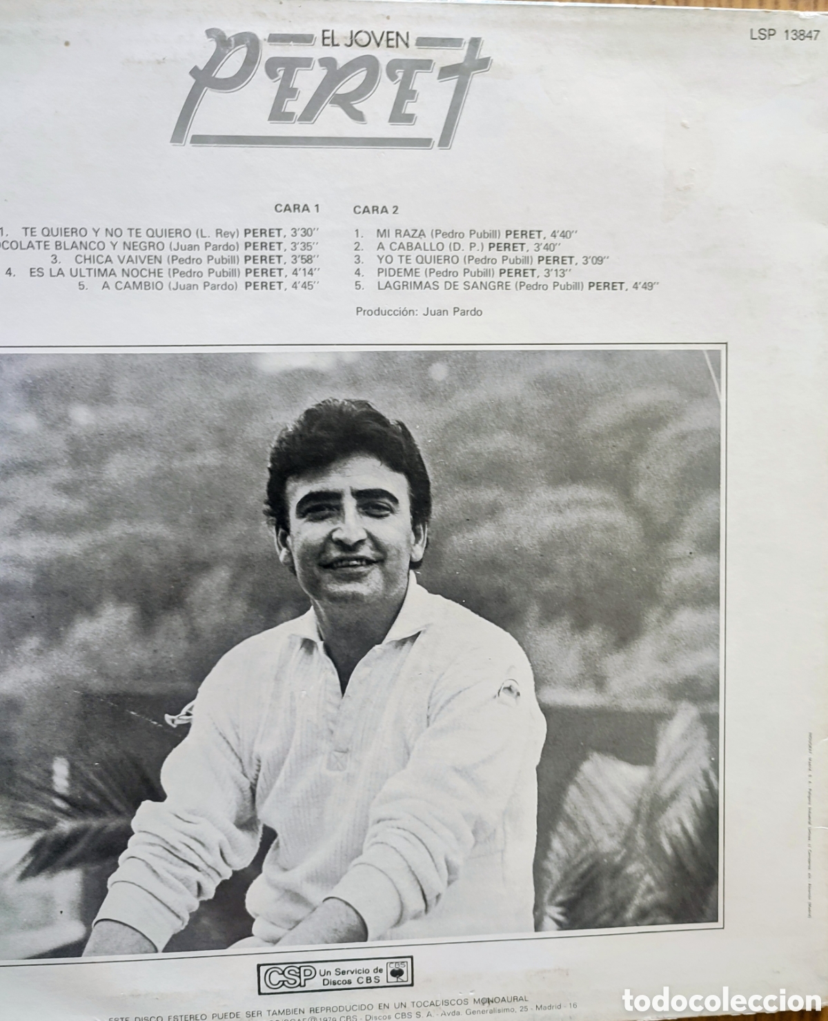 Discos de vinilo: LP PERET FLAMENCO RUMBA - Foto 2