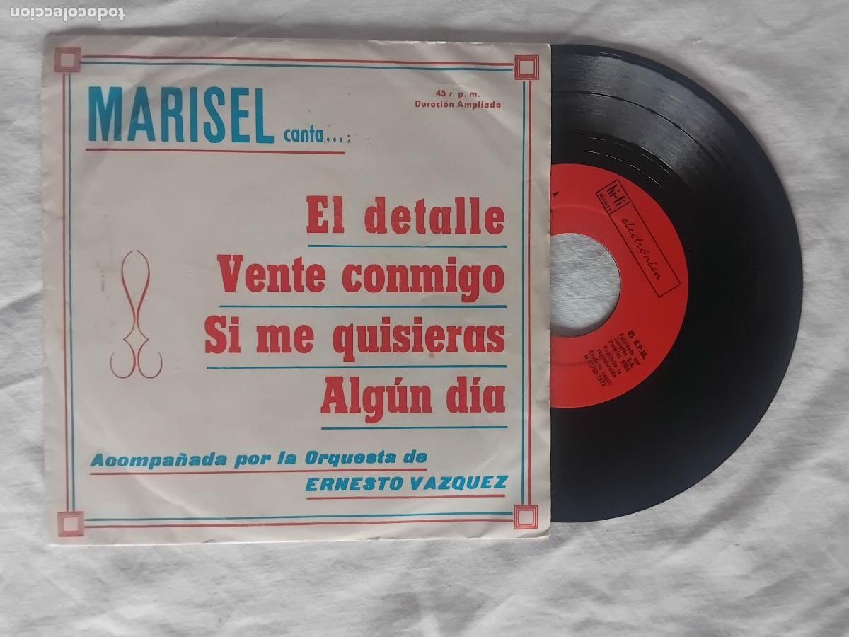 Discos de vinilo: MARISEL . EL DETALLE + 3. EP IBEROFON 1973.