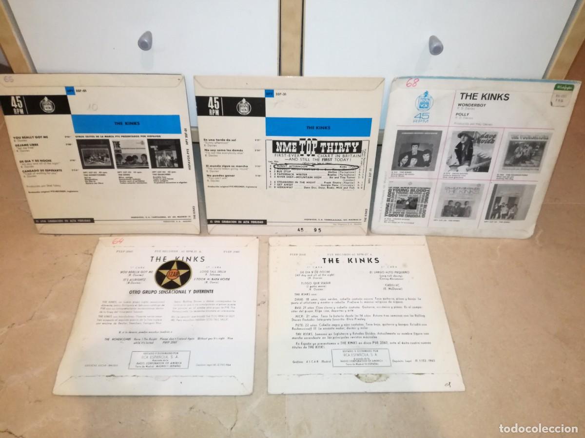 Discos de vinilo: LOTE DE 4 EPs Y 1 SINGLE DE THE KINKS-EDICIONES ORIGINALES ESPA&Ntilde;OLAS - Foto 2