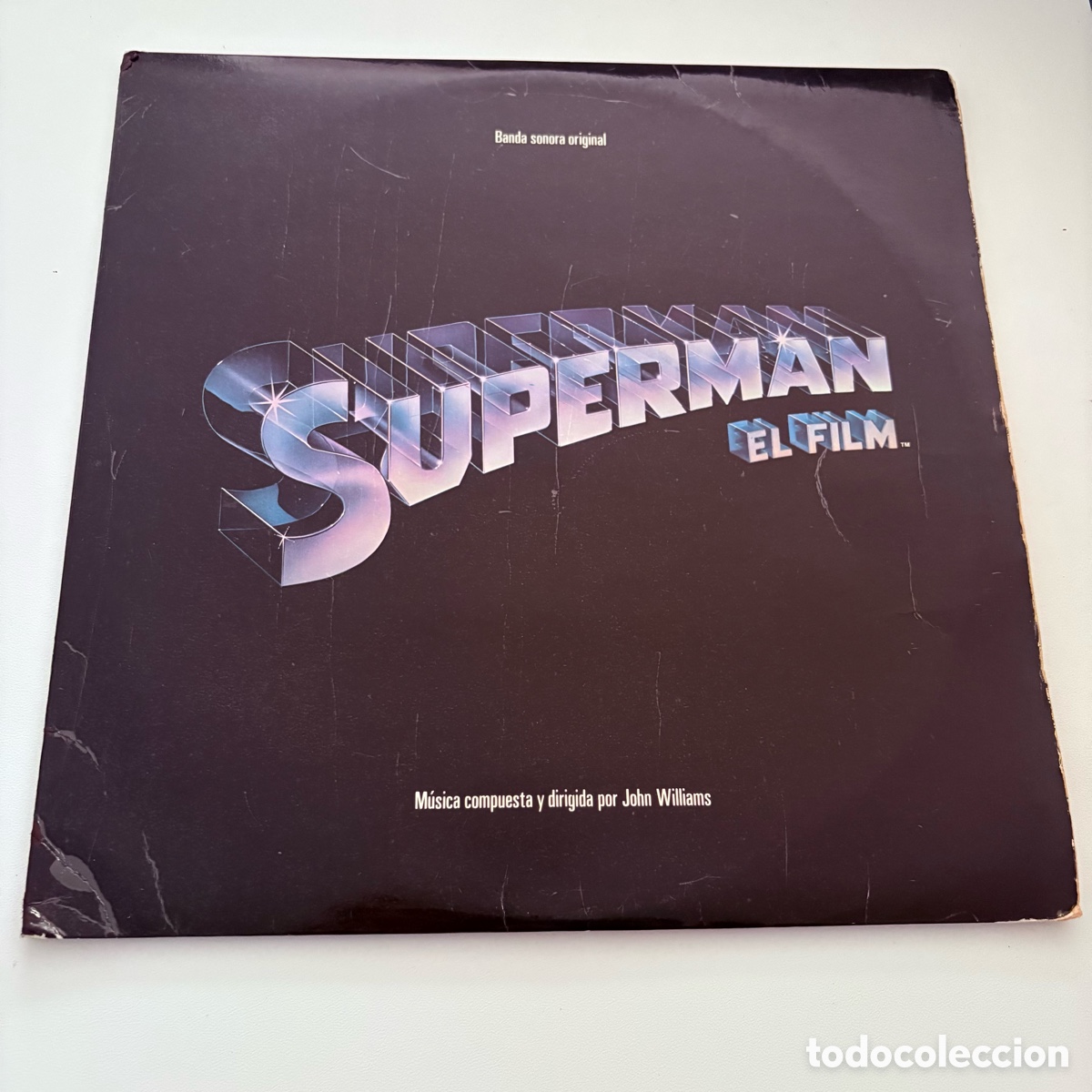 Discos de vinilo: doble LP banda sonora original de la pelicula superman el film edicion espa&ntilde;ola de 1978