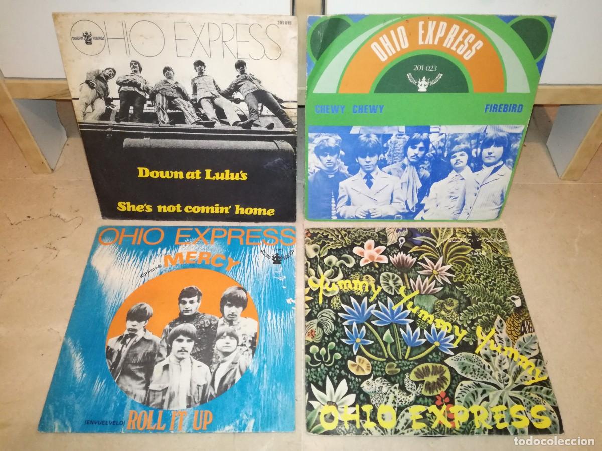 Discos de vinilo: LOTE DE 4 SINGLES ORIGINALES DE OHIO EXPRESS-EDICIONES ORIGINALES ESPA&Ntilde;OLAS