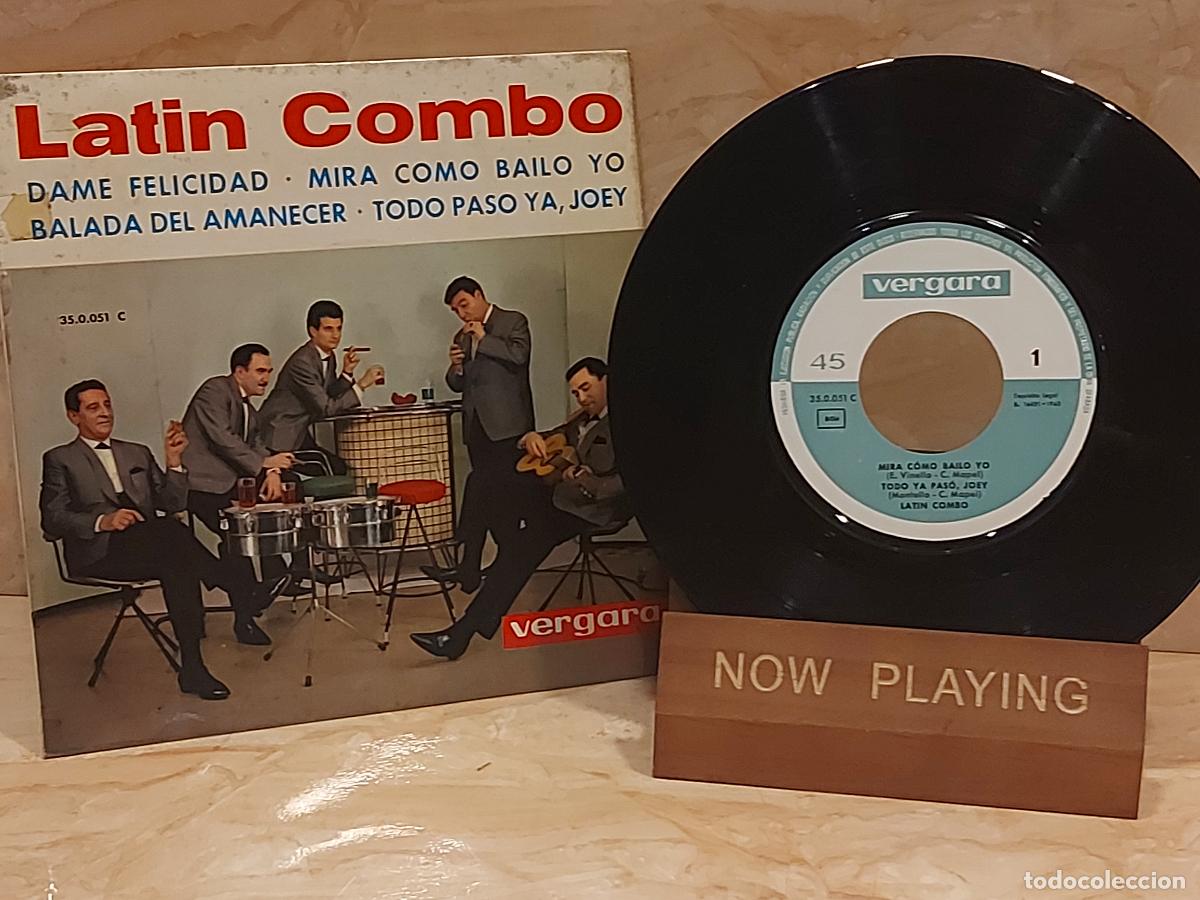 Discos de vinilo: LATIN COMBO | DAME FELICIDAD +3 | EP-VERGARA-1963 | MBC. ***