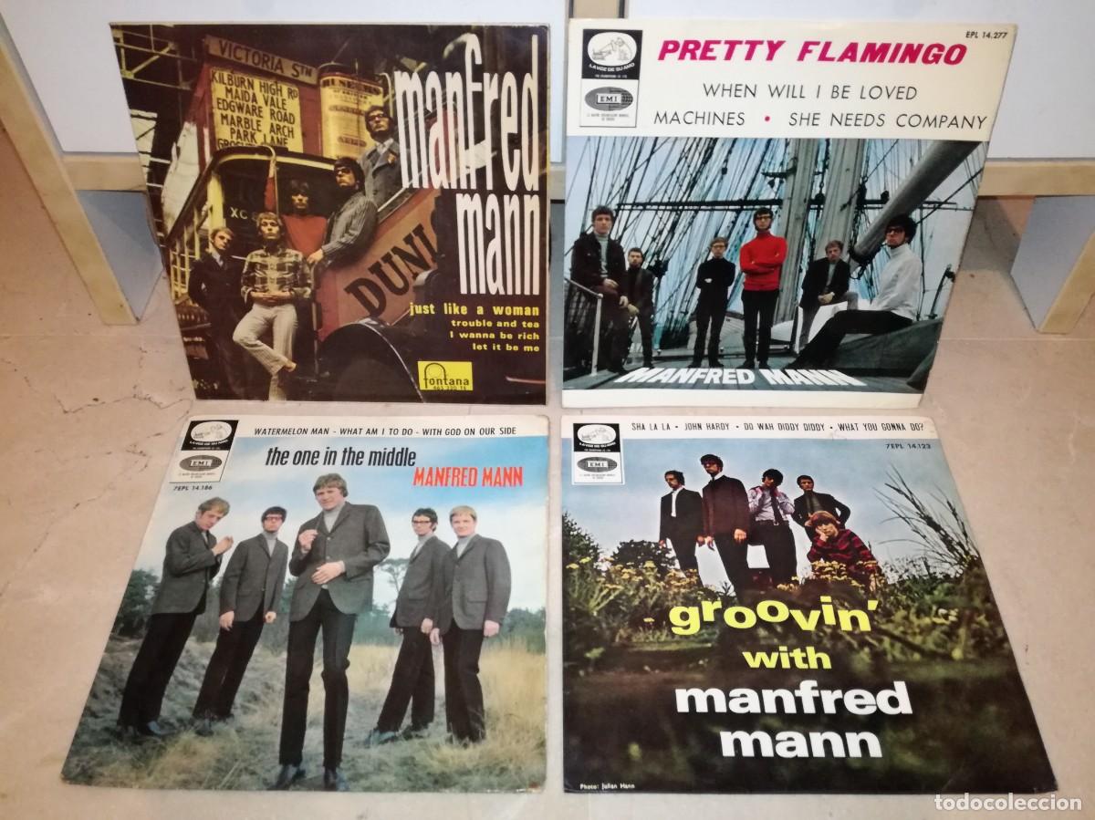 Discos de vinilo: LOTE DE 4 EPs DE MANFRED MANN-EDICIONES ORIGINALES ESPA&Ntilde;OLAS - Foto 1