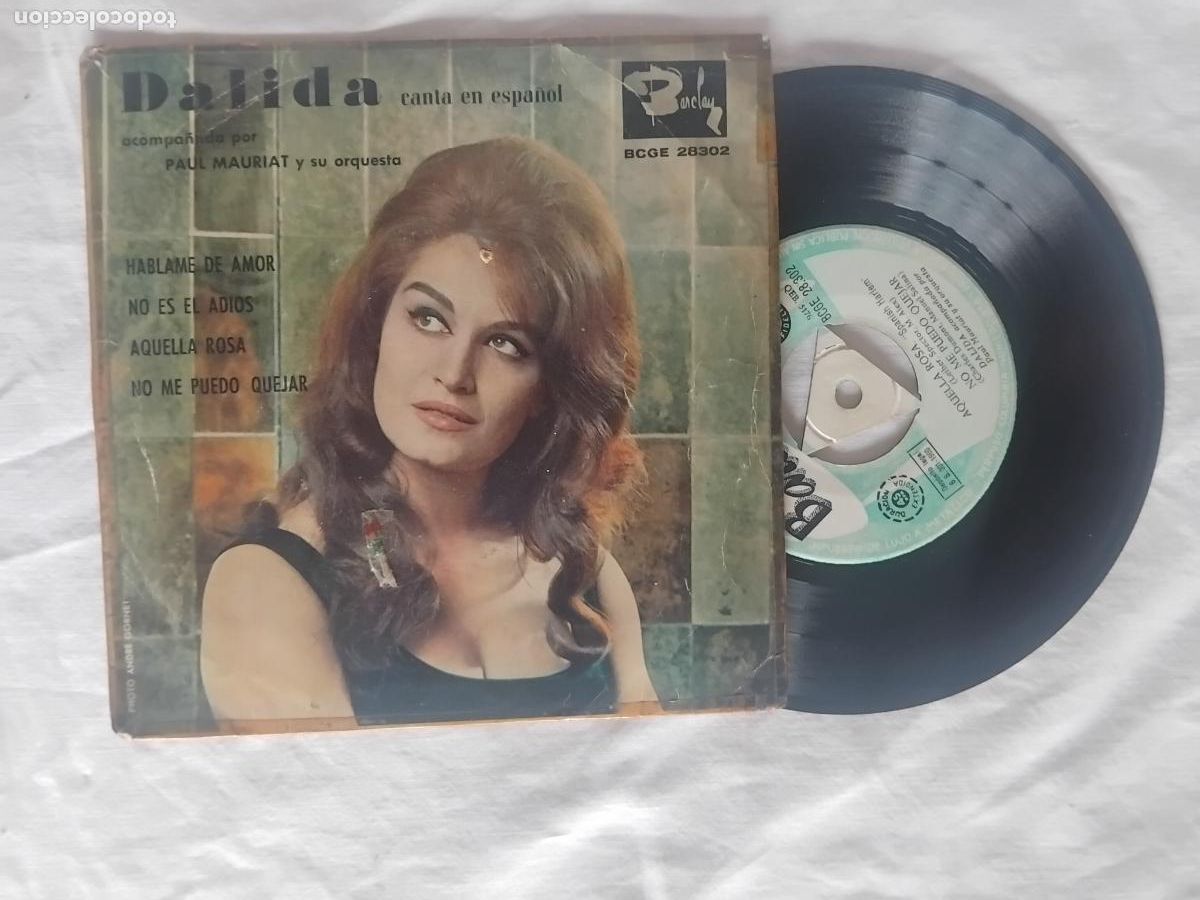 Discos de vinilo: DALIDA. HABLAME DE AMOR + 3. EP BARCLAYS 1960.