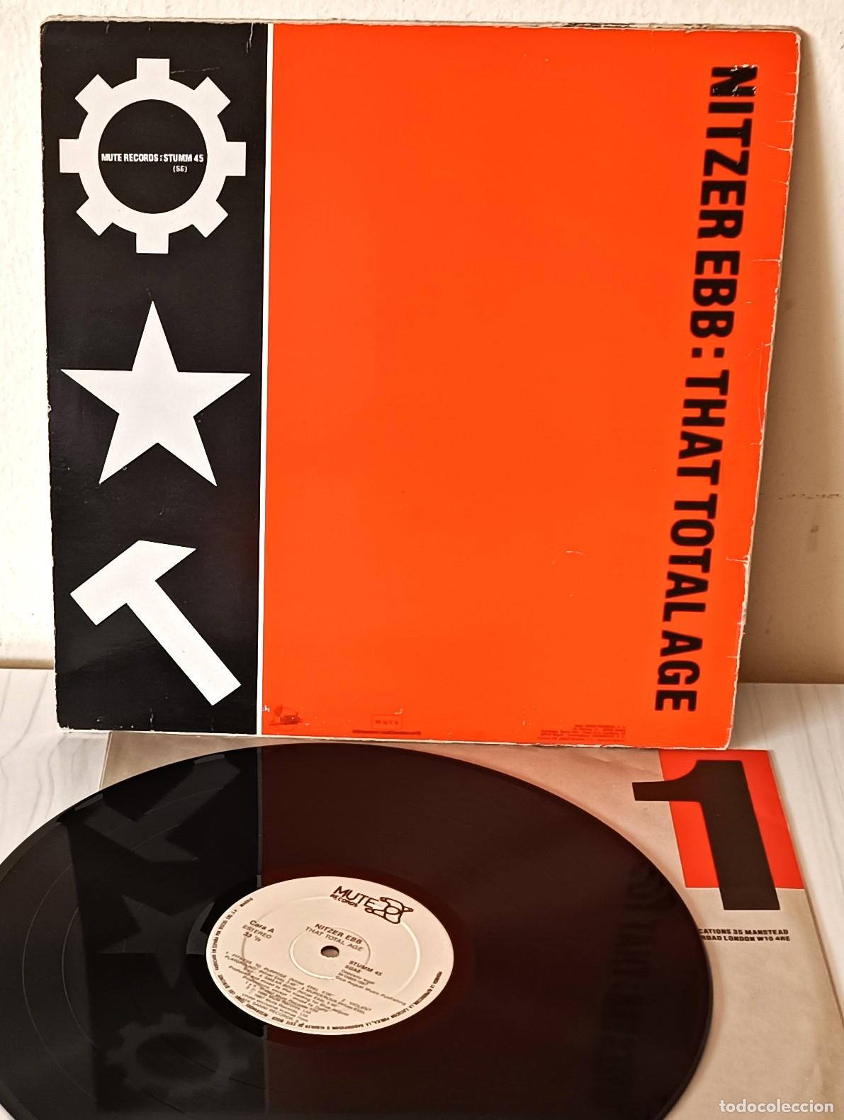Discos de vinilo: NITZER EBB - THAT TOTAL AGE MUTE - 1987 - Foto 2