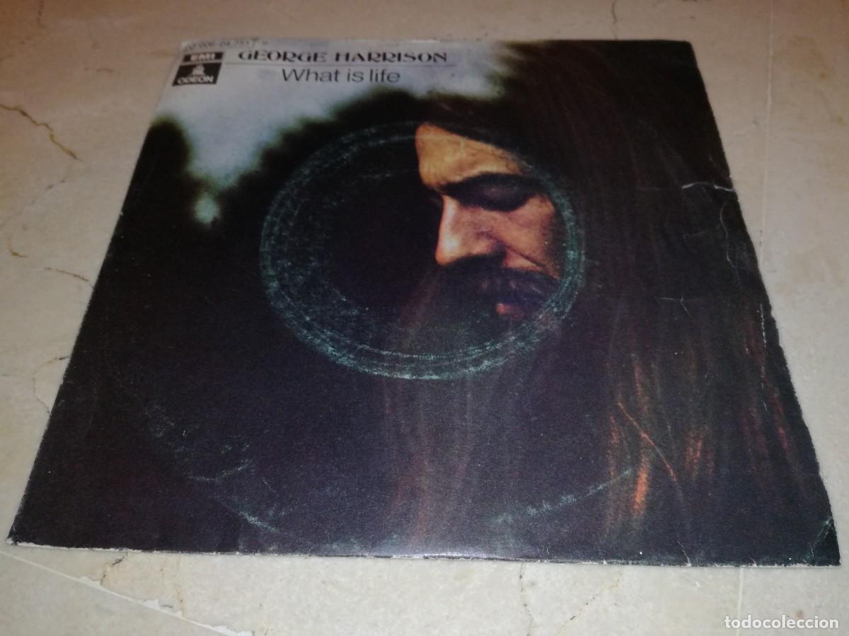 Discos de vinilo: GEORGE HARRISON-WHAT IS LIFE-ORIGINAL ESPA&Ntilde;OL 1971-VINILO EN MUY BUEN ESTADO