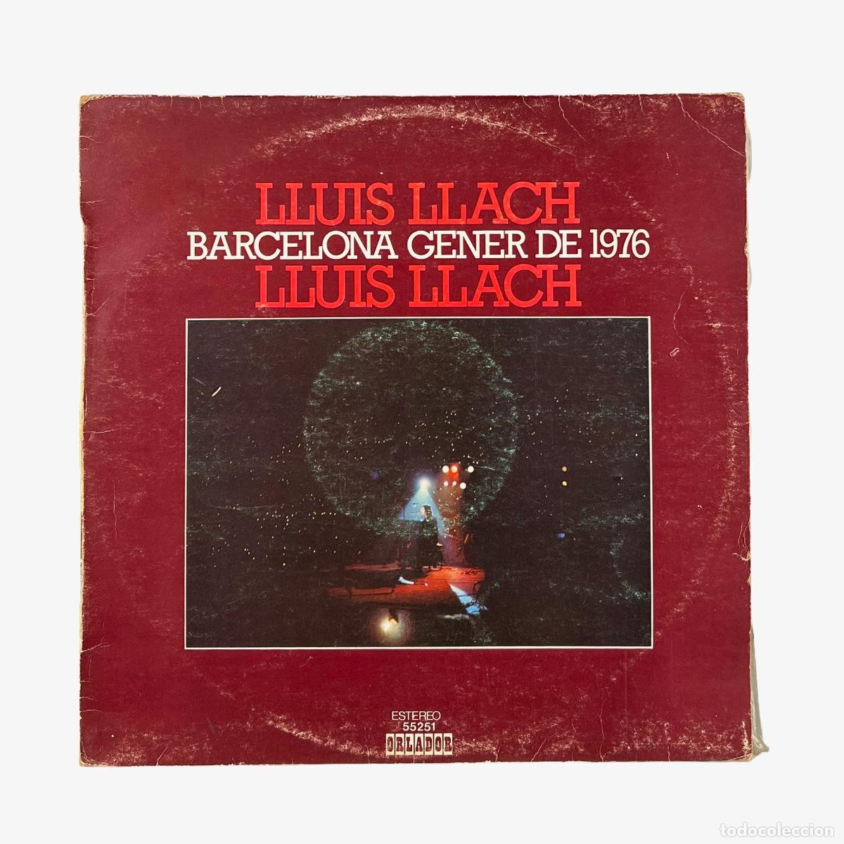 Discos de vinilo: LP. Lluis Llach. Barcelona Gener de 1976 (VG+/VG)