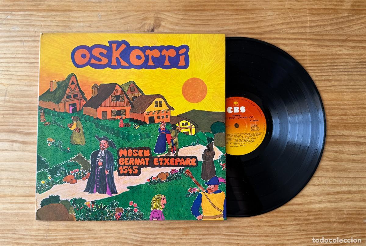 Discos de vinilo: Oskorri - Mosen Bernat Etxepare 1545 (LP, Album, Gat). Spain 1977