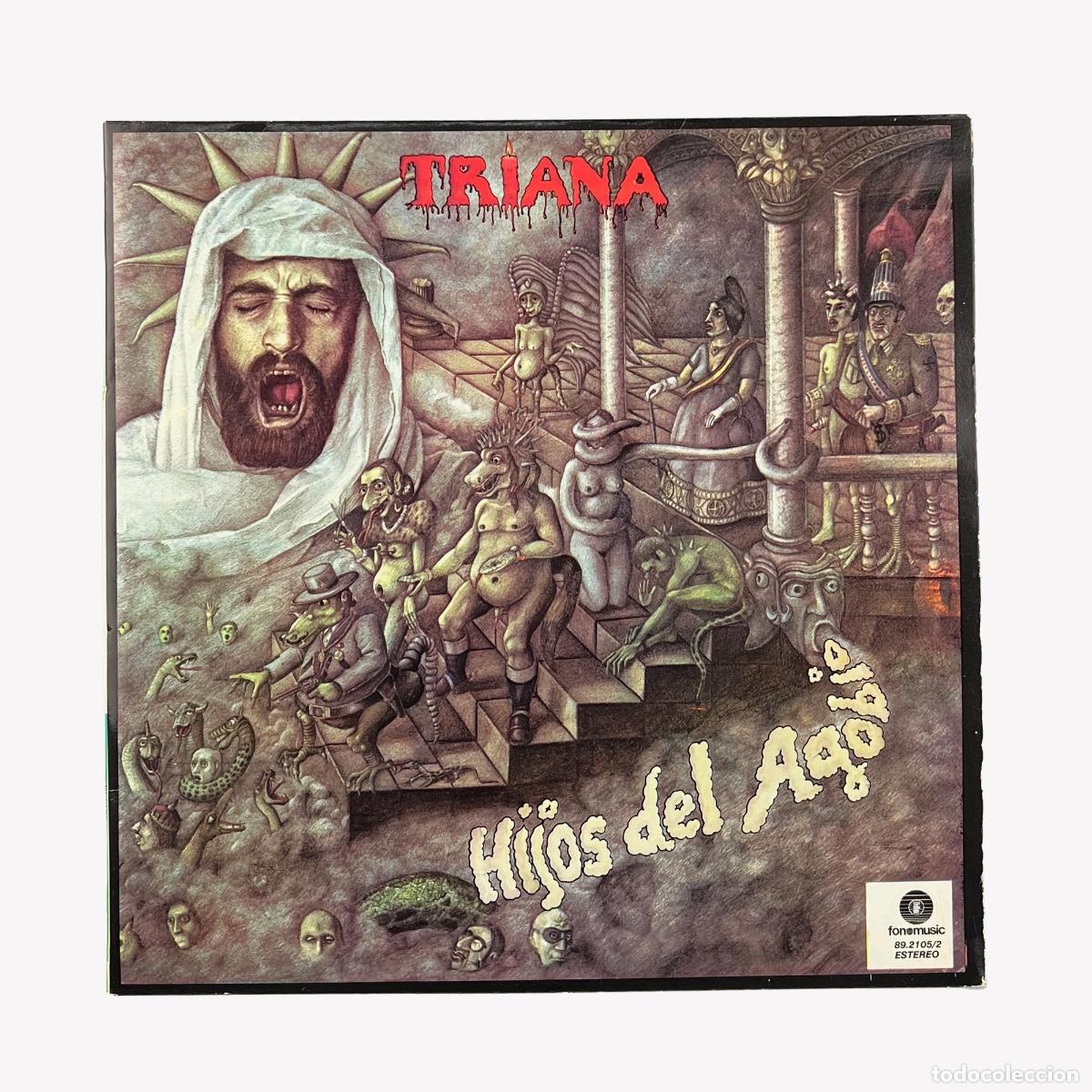 Discos de vinilo: LP, Gat. Triana. Hijos Del Agobio (G+/VG+)