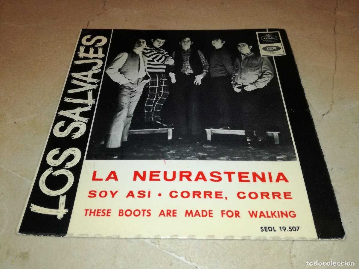 Discos de vinilo: LOS SALVAJES-LA NEURASTENIA + 3-ORIGINAL 1966