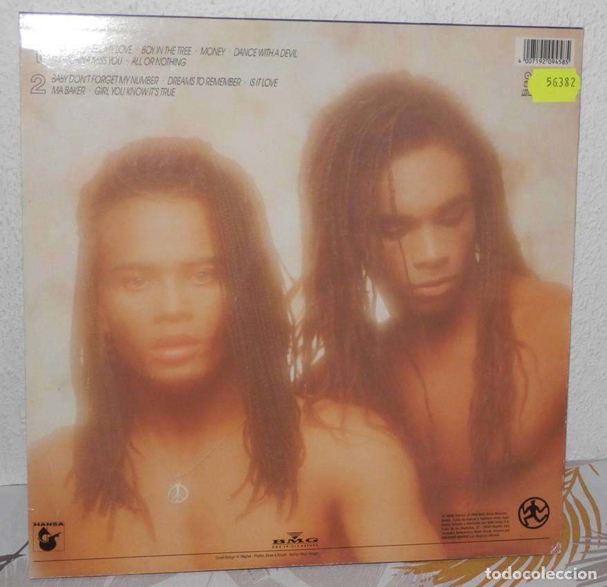 Discos de vinilo: DISCO LP DE VINILO DEL GRUPO MILLI VANILLI - Foto 2