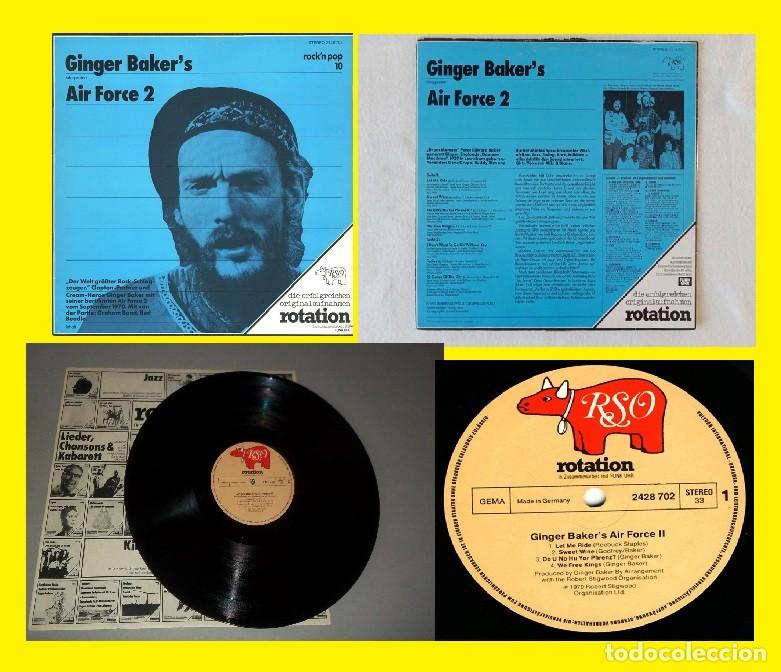 Discos de vinilo: cream, GINGER BAKER'S AIR FORCE 2, 1970 !! Graham Bond, ORIG. EDIT. germany !!! exc
