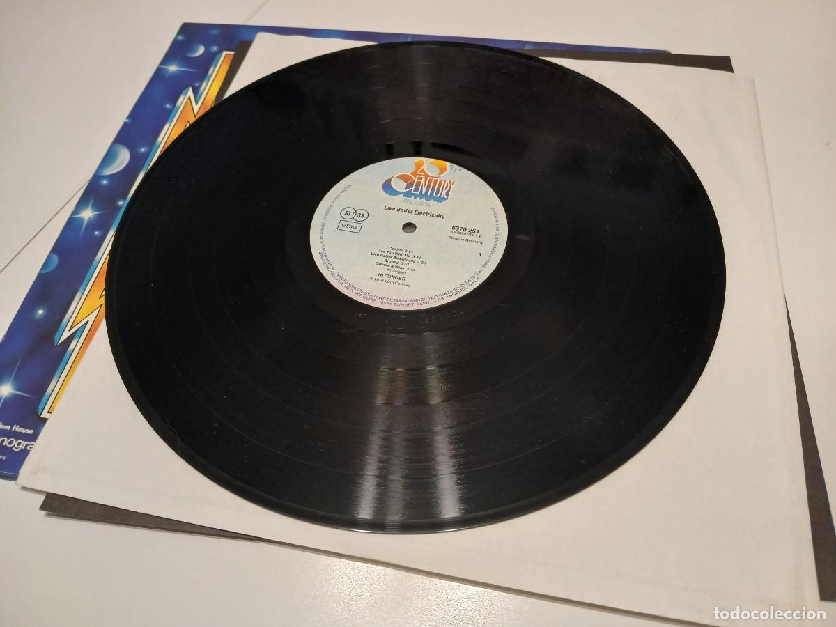 Discos de vinilo: Nitzinger &ndash; Live Better Electrically- (1976) LP disco vinilo - Foto 4