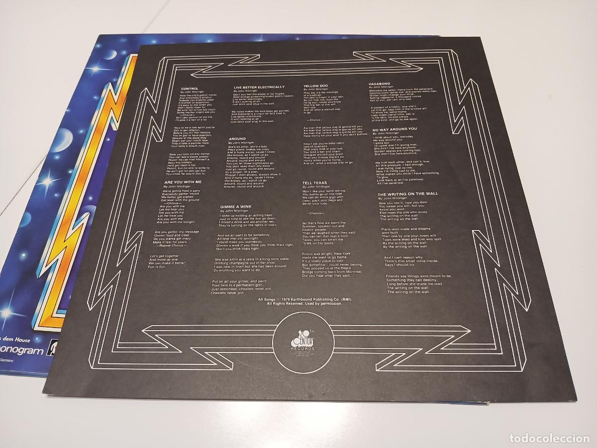 Discos de vinilo: Nitzinger &ndash; Live Better Electrically- (1976) LP disco vinilo - Foto 5