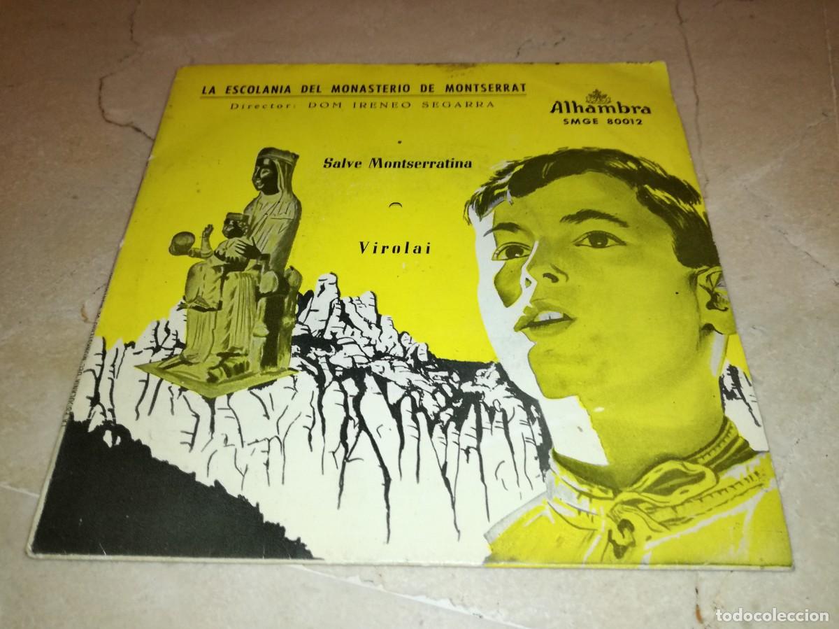 Discos de vinilo: La Escolan&iacute;a Del Monasterio De Montserrat - Salve Montserratina - Original 1962