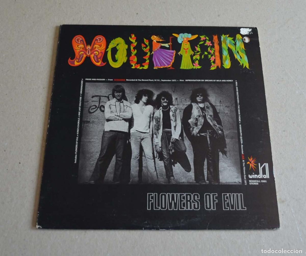 Discos de vinilo: MOUNTAIN - FLOWERS OF EVIL (ed. USA)