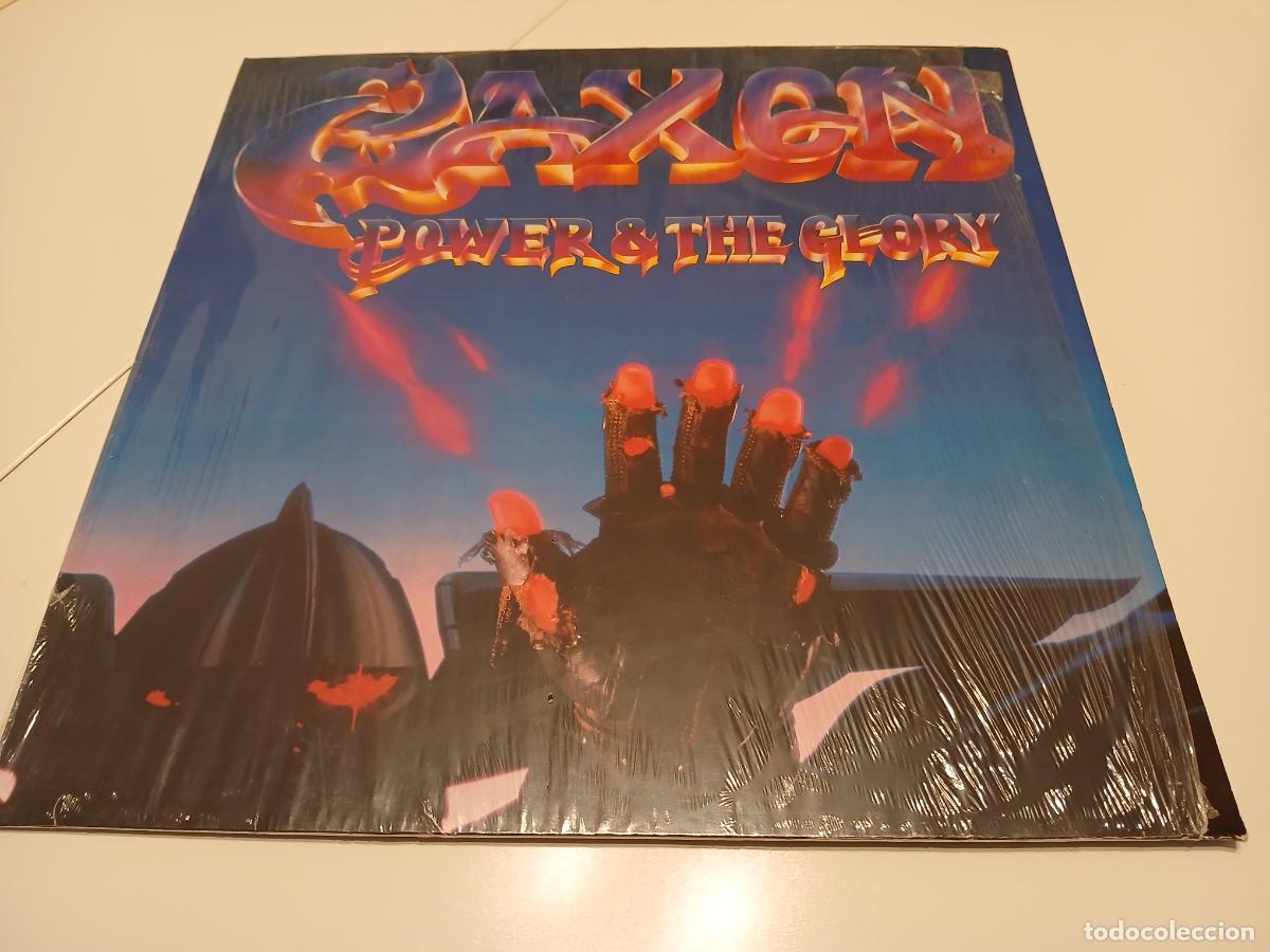 Discos de vinilo: Saxon &ndash; Power & The Glory- (1983) LP disco vinilo - Foto 1