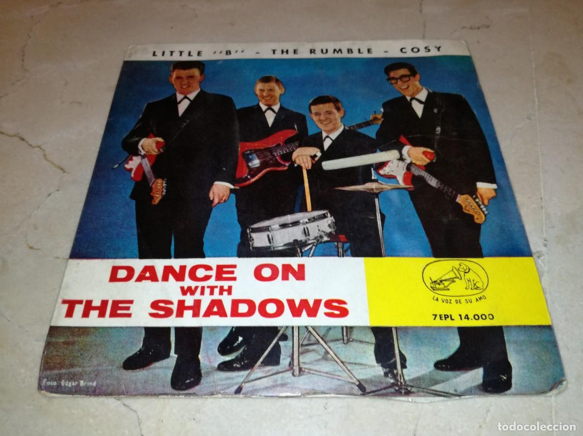 Discos de vinilo: THE SHADOWS - LITTLE B DANCE ON THE WITH THE SHADOWS-ORIGINAL ESPA&Ntilde;OL 1963