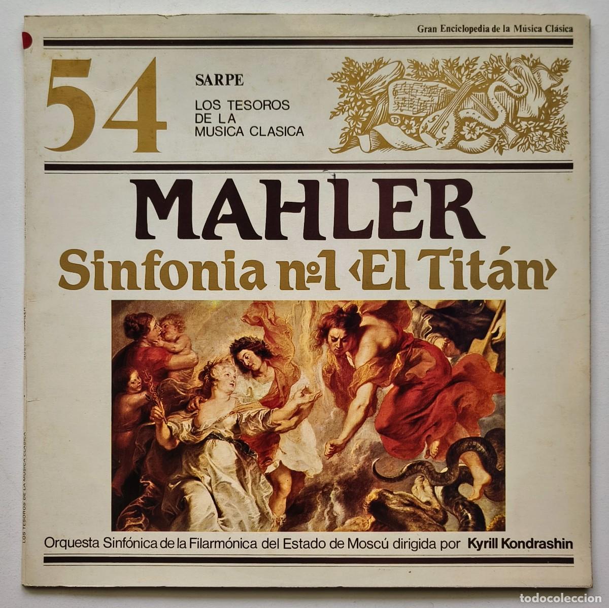 Discos de vinilo: Mahler - Los Tesoros de la musica clasica - 54