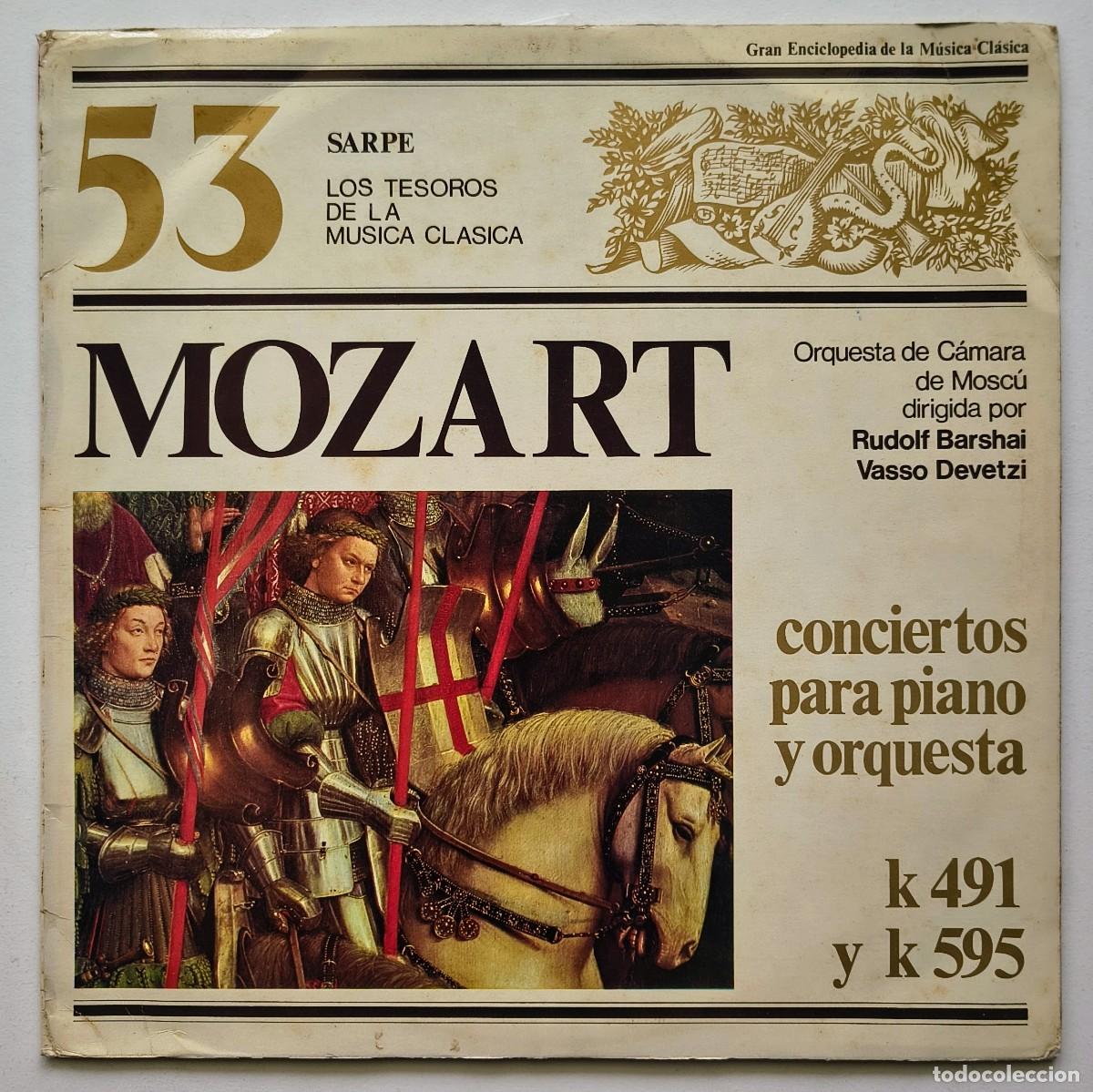 Discos de vinilo: Mozart - Los Tesoros de la musica clasica - 53