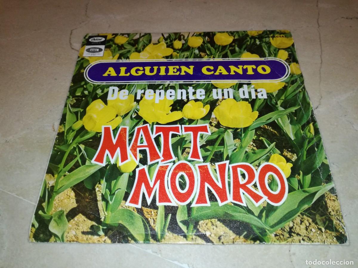 Discos de vinilo: MATT MONRO. ALGUIEN CANTO-ORIGINAL 1968