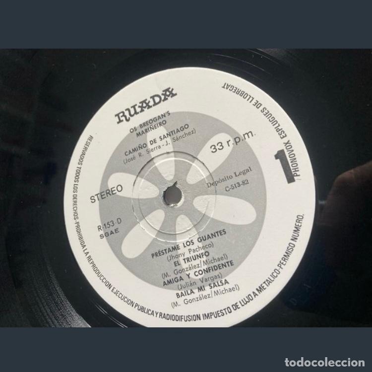 Discos de vinilo: LP Os Breogans Mari&ntilde;eiro - Foto 4