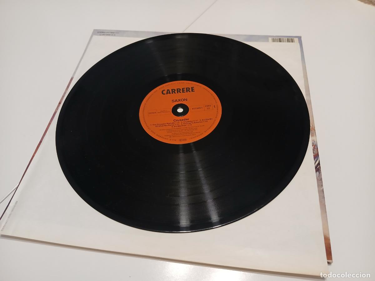 Discos de vinilo: Saxon &ndash; Crusader- (1984) LP disco vinilo - Foto 4