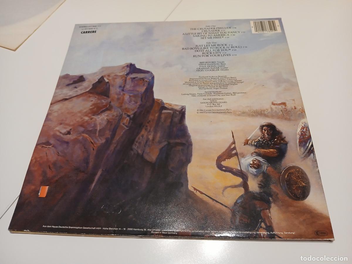 Discos de vinilo: Saxon &ndash; Crusader- (1984) LP disco vinilo - Foto 7