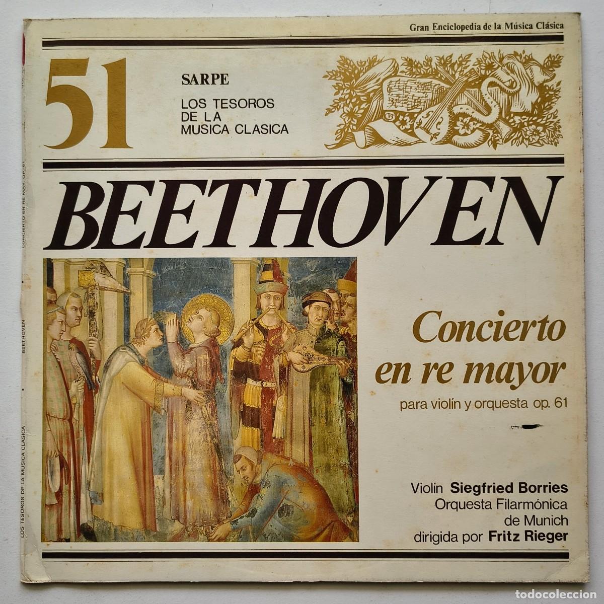 Discos de vinilo: Beethoven - Los Tesoros de la musica clasica - 51
