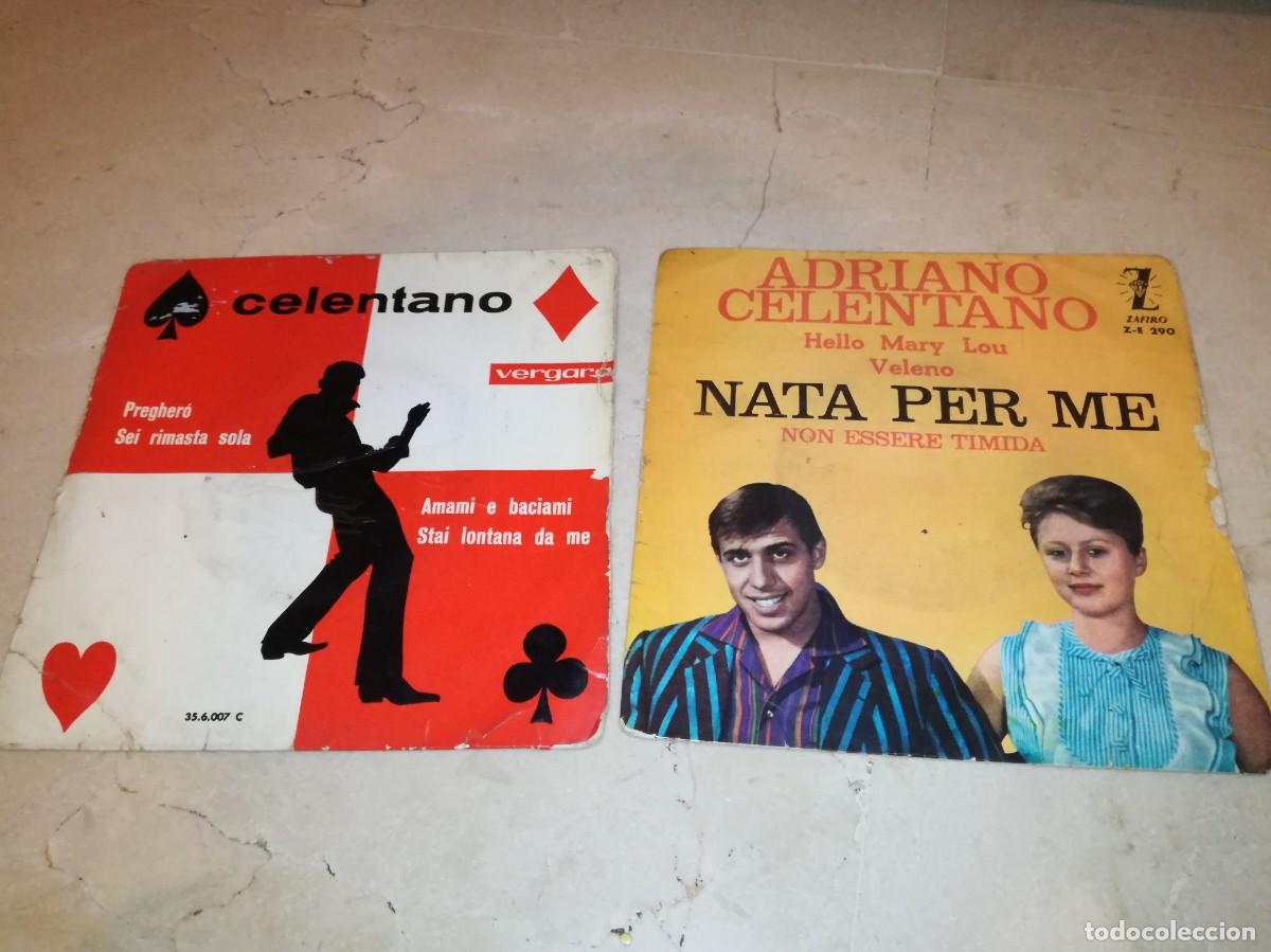 Discos de vinilo: 2 EPs DE ADRIANO CELENTANO