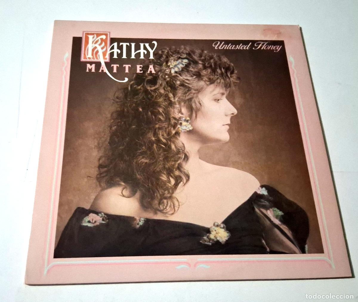 Discos de vinilo: KATHY MATTEA &rdquo;UNTASTED HONEY&rdquo; LP VINYL 12&rdquo; VG/MBE VG/MBE +LETRAS