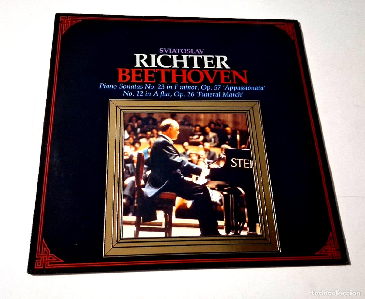 Discos de vinilo: SVIATOSLAV RICHTER &rdquo;BEETHOVEN PIANO SONATAS No 23&rdquo; LP VINYL 12&rdquo; LP VG/MBE VG/MBE