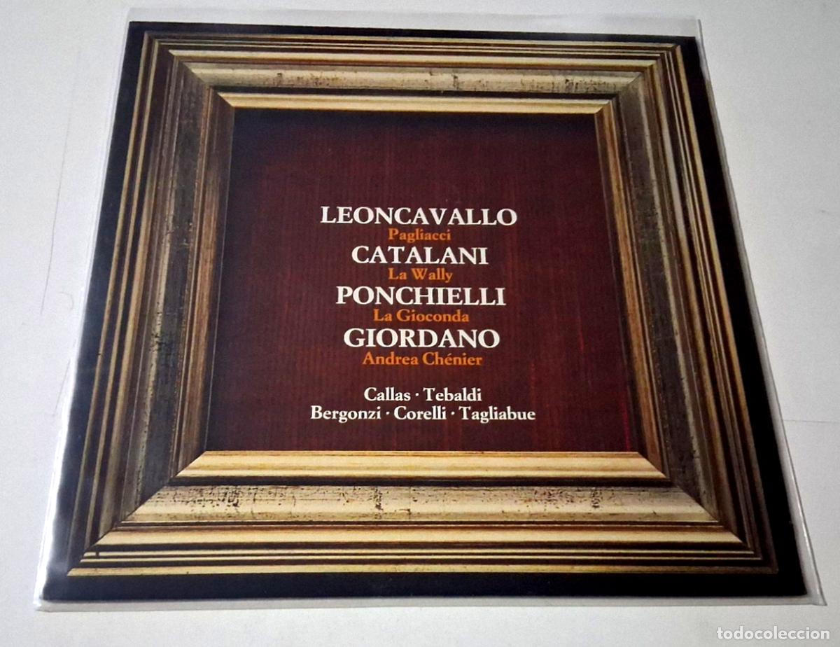 Discos de vinilo: CALLAS TEBALDI &rdquo;LEONCAVALLO CATALANI PONCHIELLI GIOR&rdquo; LP VINYL 12&rdquo; VG/MBE VG/MBE