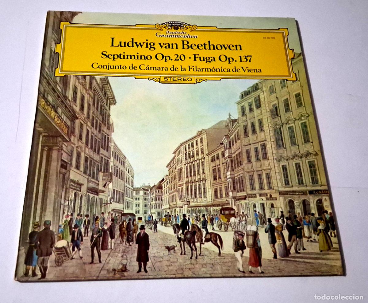 Discos de vinilo: CONJUNTO DE CAMARA DE LLA FILARMONICA DE VIENA &rdquo;BEETHOVEN&rdquo; LP VINYL 12&rdquo; VG/MBE