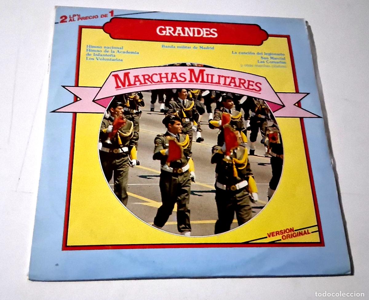 Discos de vinilo: BANDA MILITAR DE MADRID &rdquo;MARCHAS MILITARES&rdquo; 2LP VINYL 12&rdquo; LP VG/MBE G/BE