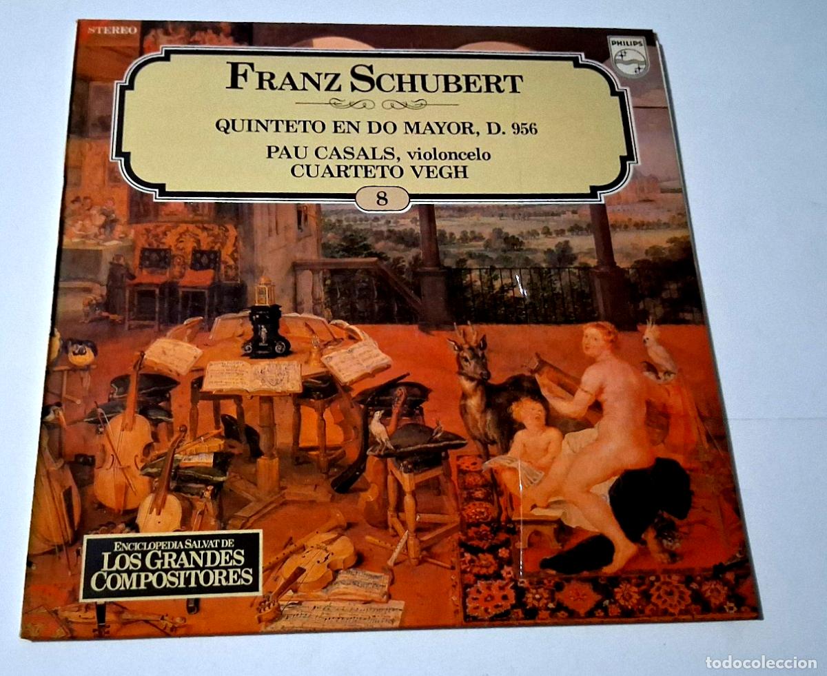 Discos de vinilo: PAU CASALS CUARTETO VEGH &rdquo;SCHUBERT QUINTETO EN DO MAYOR&rdquo; LP VINYL 12&rdquo; G/BE G/BE
