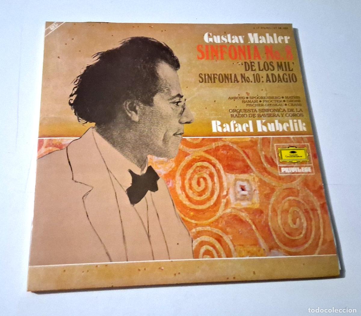 Discos de vinilo: RAFAEL KUBELIK &rdquo;MAHLER SINFONIA No 8 DE LOS MIL&rdquo; 2LP VINYL 12&rdquo; LP EX/EX EX/EX
