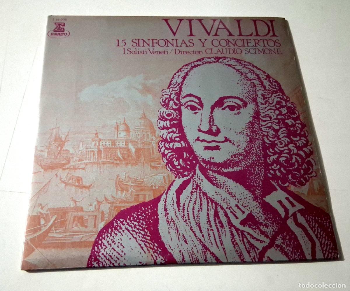 Discos de vinilo: CLAUDIO SCIMONE &rdquo;VIVALDI 15 SINFONIAS Y CONCIERTOS&rdquo; 2LP VINYL 12&rdquo; VG/MBE LP