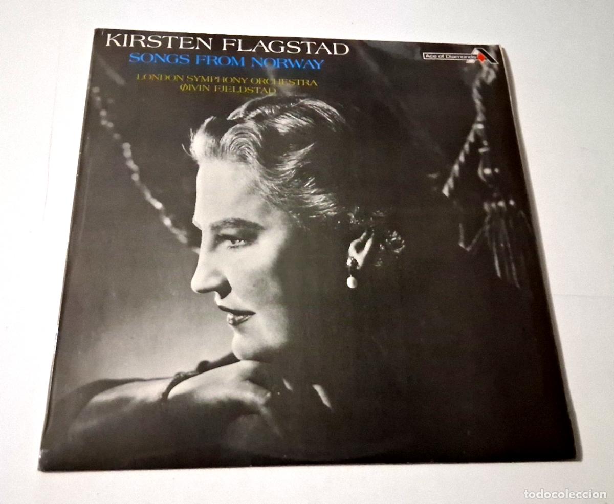 Discos de vinilo: KIRSTEN FLAGSTAD &rdquo;SONGS FROM NORWAY&rdquo; LP VINYL 12&rdquo; VG/MBE G/BE