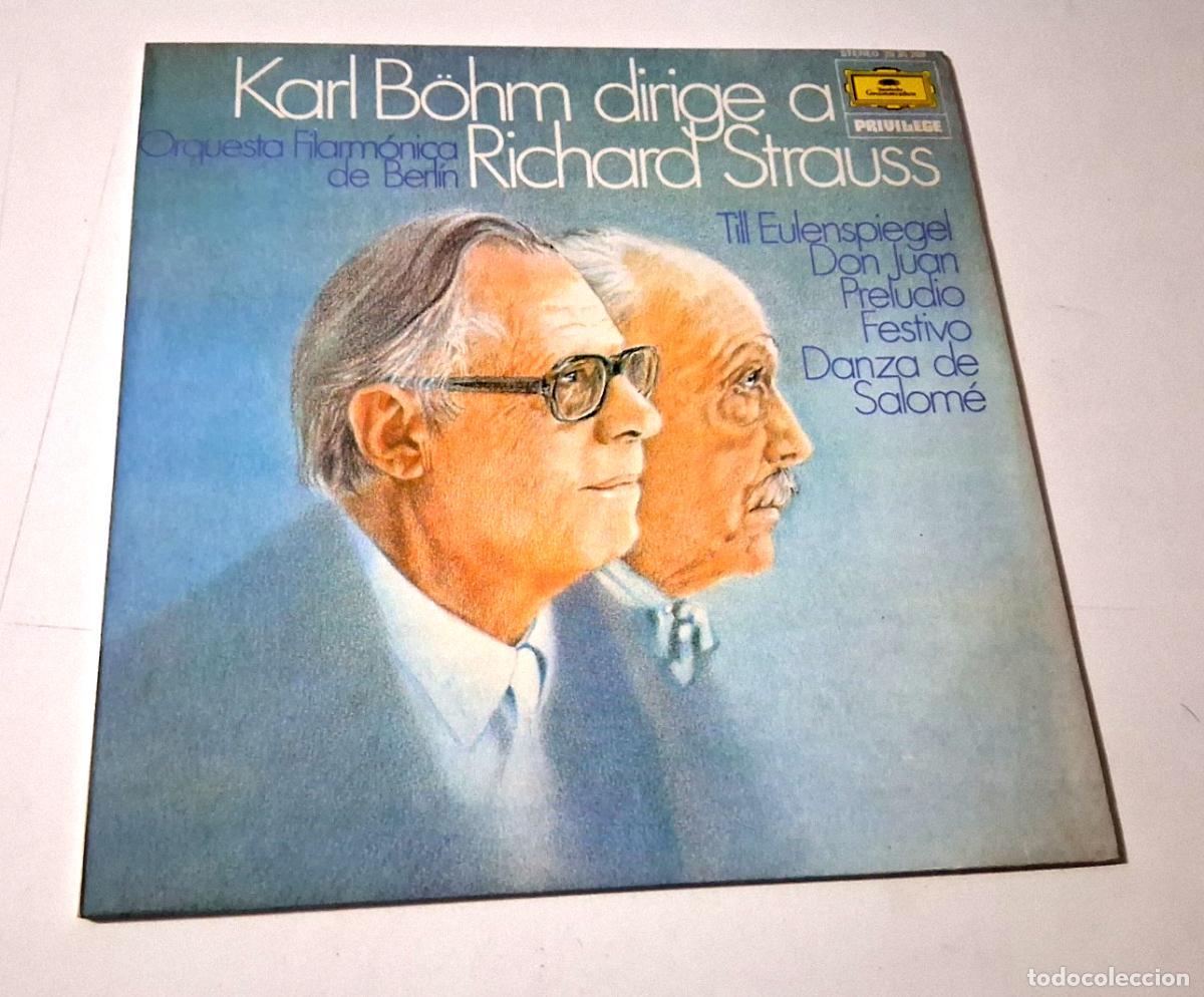Discos de vinilo: KARL BOHM &rdquo;DIRIGE A RICHARD STRAUSS&rdquo; LP VINYL 12&rdquo; VG/MBE VG/MBE