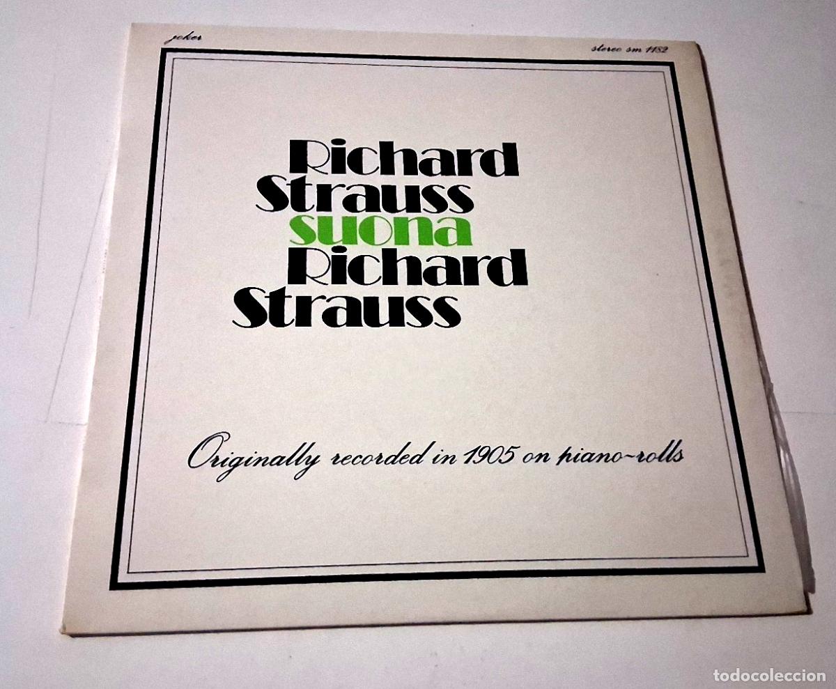 Discos de vinilo: RICHARD STRAUSS &rdquo;SUONA&rdquo; LP VINYL 12&rdquo; VG/MBE G/BE ORIGINALLY RECORDED 1905