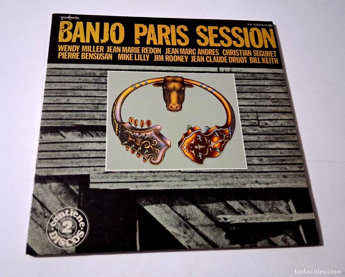Discos de vinilo: LP &rdquo;BANJO PARIS SESSION&rdquo; 2LP VINYL 12&rdquo; G/BE G/BE GATEFOLD WENDY MILLER JEAN MARI