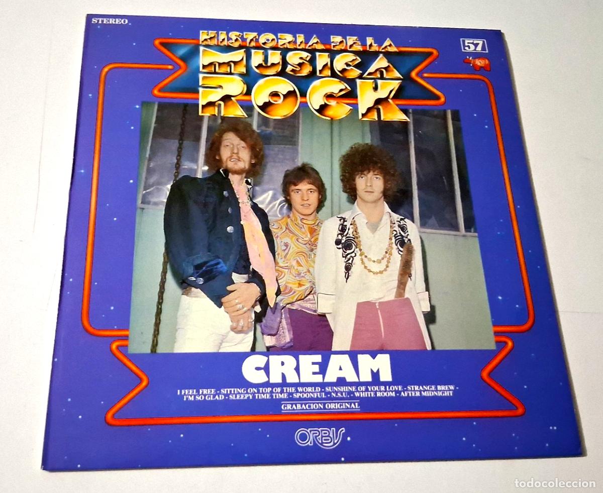 Discos de vinilo: CREAM &rdquo;HISTORIA DE LA MUSICA ROCK&rdquo; LP VINYL 12&rdquo; LP VG/MBE EX/EX