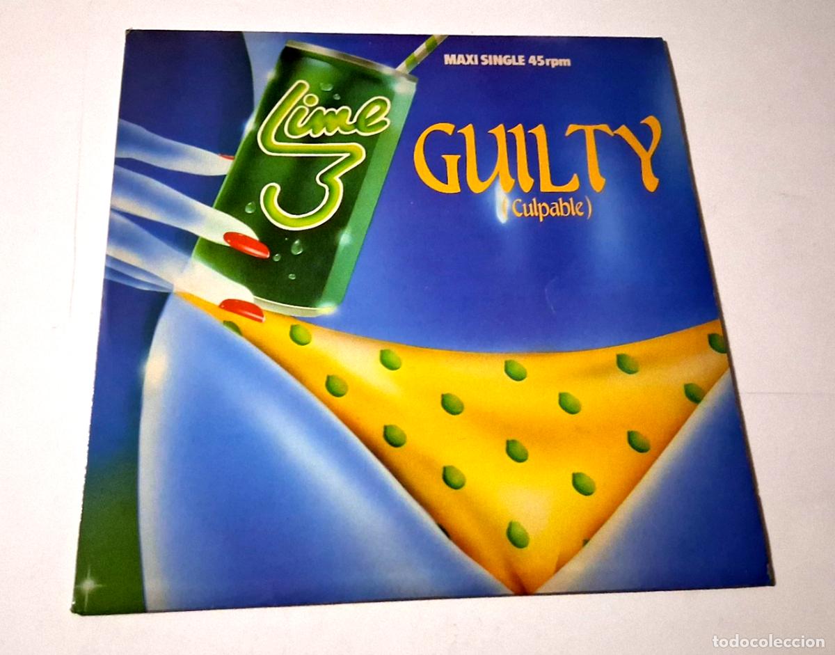 Discos de vinilo: LIME 3 &rdquo;GUILTY ( CULPABLE ) &rdquo; MAXI 12&rdquo; VINYL VG/MBE VG/MBE